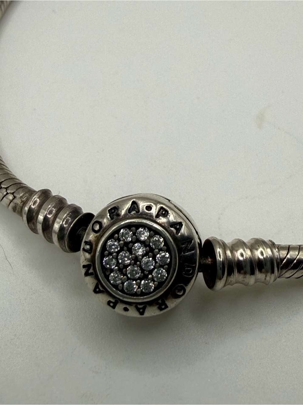 Pandora Signature CZ 7.9” Bracelet